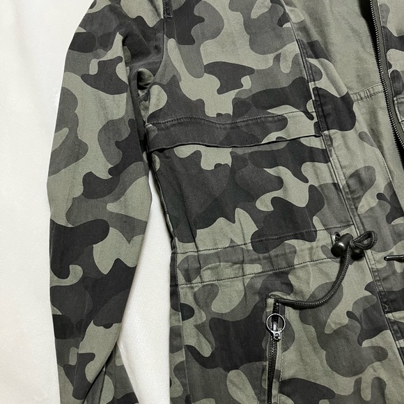 eclipse tattoo outerwear twill hooded utility jacket - Picture 4 of 9